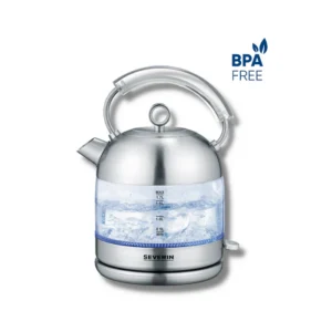 Hervidor de agua retro de cristal 1.7 lts