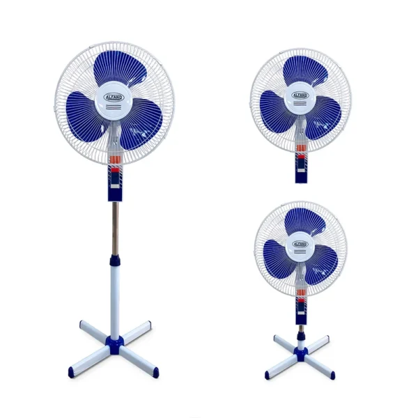 Ventilador 3 en 1 de Piso Mesa y Pared 16″ 60w AL-1680